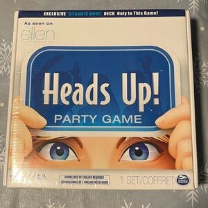 Ellen DeGeneres Heads Up! Party Game Guess Words Based on Teammate Clues Age 8+